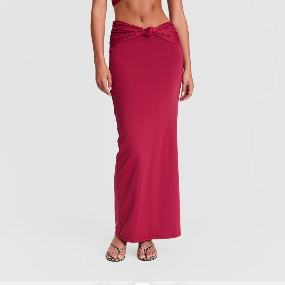 Sasha Therese Red Maxi Skirt Set *NEVER WORN/NEW WITH TAGS*